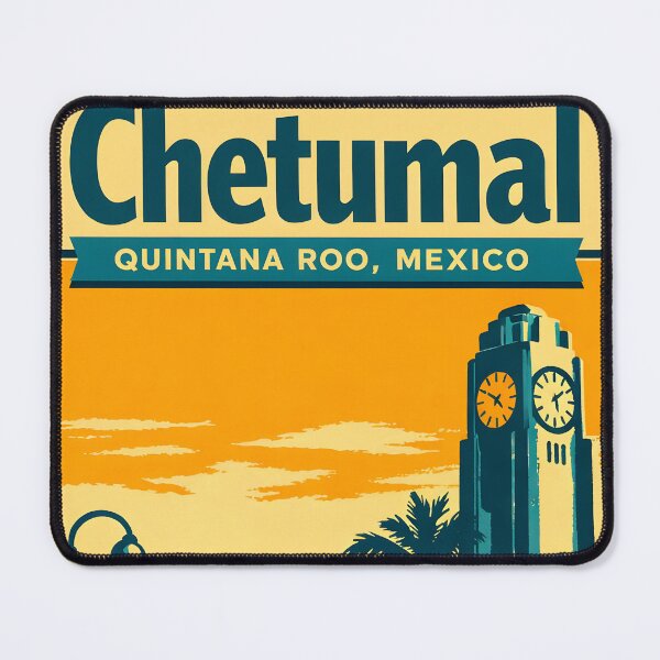 Item preview, Chetumal Quintana Roo, Mexico Vintage Travel Tourism Art designed and sold by TravelersGems.