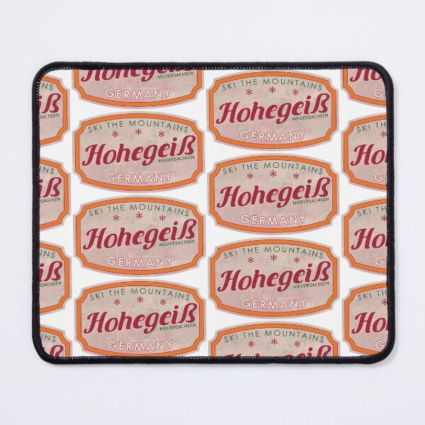 Item preview, Hohegeiß, Germany, Niedersachsen, Ski, textured skiing badge designed and sold by Wanderful-roads.