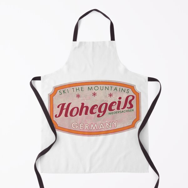 Item preview, Hohegeiß, Germany, Niedersachsen, Ski, textured skiing badge designed and sold by Wanderful-roads.