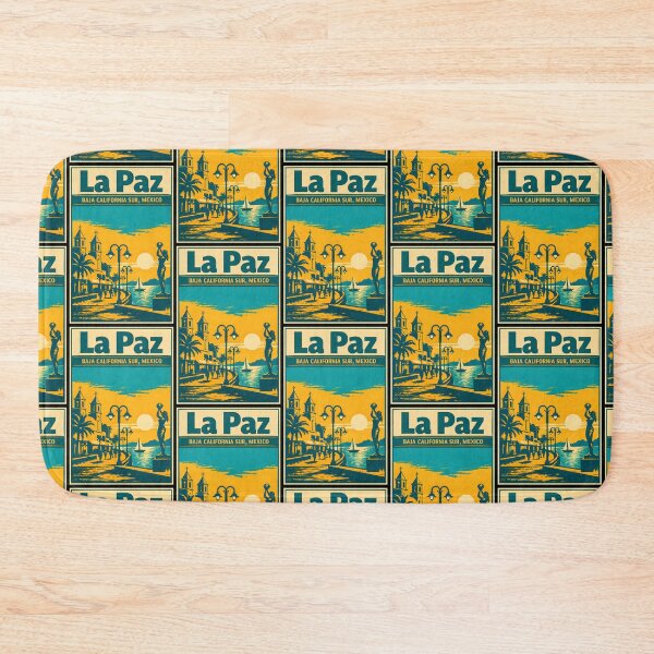 Item preview, La Paz Baja California Sur, Mexico Vintage Travel Tourism Art designed and sold by TravelersGems.