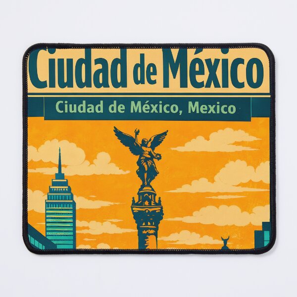 Item preview, Ciudad de Mexico, Mexico Vintage Travel Tourism Art designed and sold by TravelersGems.