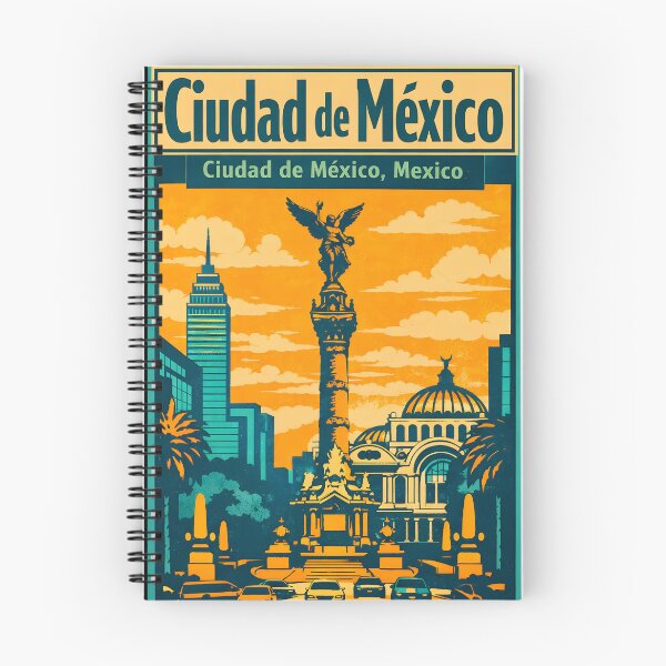 Item preview, Ciudad de Mexico, Mexico Vintage Travel Tourism Art designed and sold by TravelersGems.