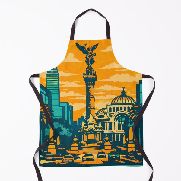 Item preview, Ciudad de Mexico, Mexico Vintage Travel Tourism Art designed and sold by TravelersGems.