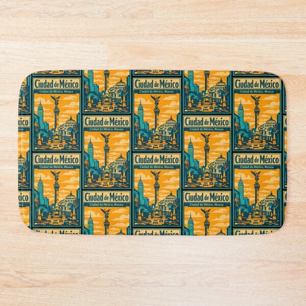 Item preview, Ciudad de Mexico, Mexico Vintage Travel Tourism Art designed and sold by TravelersGems.