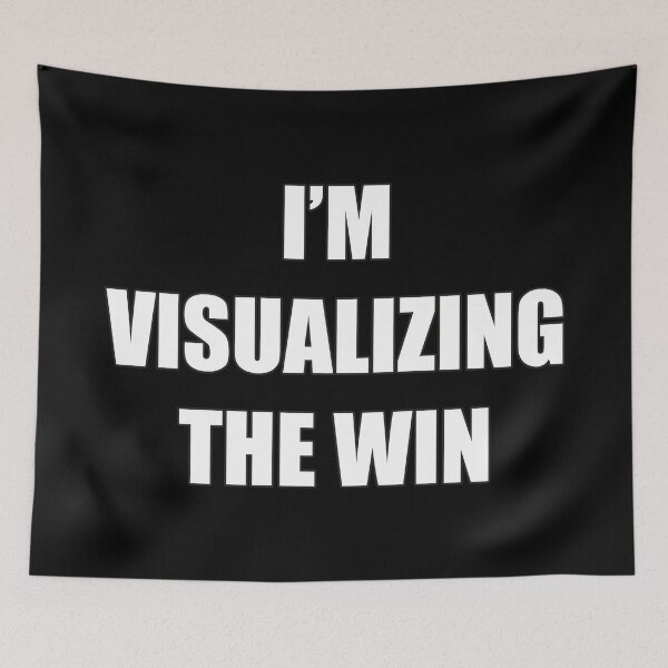 Item preview, I’m Visualizing The Win - Bold Motivational Typography designed and sold by Vision Crafted.