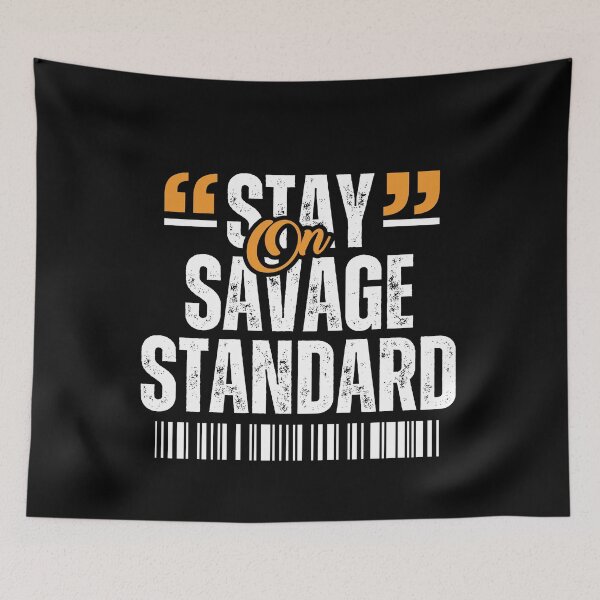 Item preview, Stay on Savage Standard – Bold Motivational Streetwear Shirt designed and sold by Mouad-Doadi.