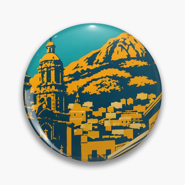 Item preview, Zacatecas, Mexico Vintage Travel Tourism Art designed and sold by TravelersGems.