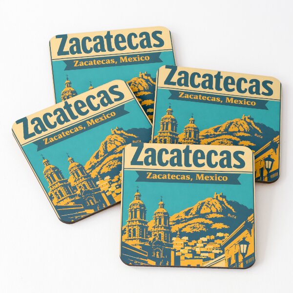 Item preview, Zacatecas, Mexico Vintage Travel Tourism Art designed and sold by TravelersGems.