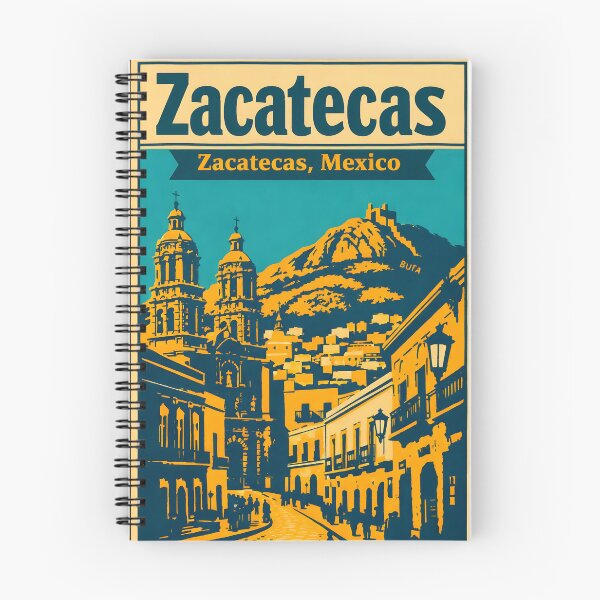 Item preview, Zacatecas, Mexico Vintage Travel Tourism Art designed and sold by TravelersGems.