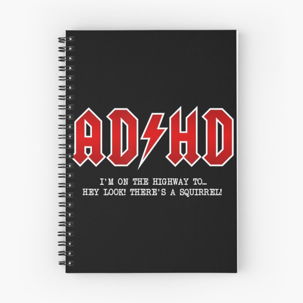 Item preview, Adhd Highway To... Hey Look A Squirrel Hard Rocker Adhd designed and sold by Devindu.