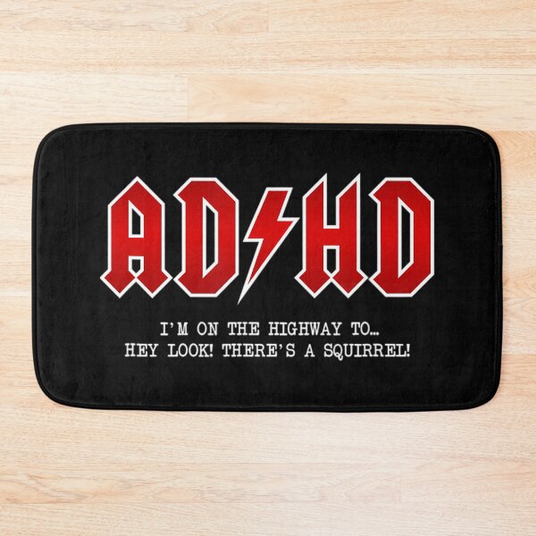Item preview, Adhd Highway To... Hey Look A Squirrel Hard Rocker Adhd designed and sold by Devindu.