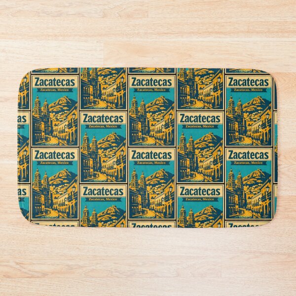 Item preview, Zacatecas, Mexico Vintage Travel Tourism Art designed and sold by TravelersGems.