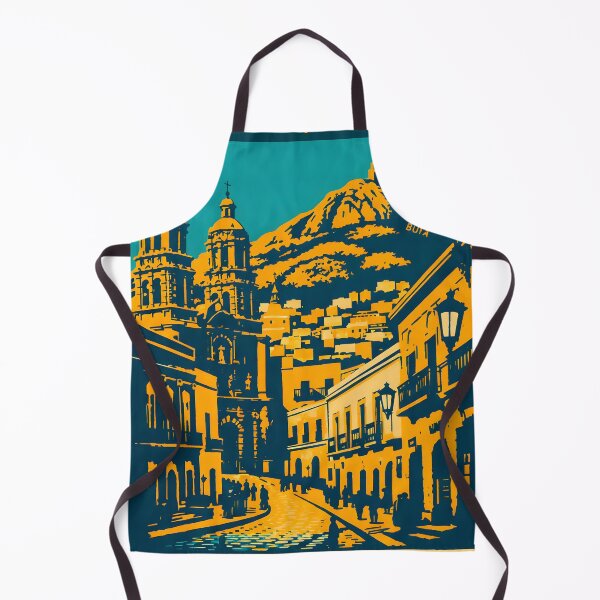 Item preview, Zacatecas, Mexico Vintage Travel Tourism Art designed and sold by TravelersGems.