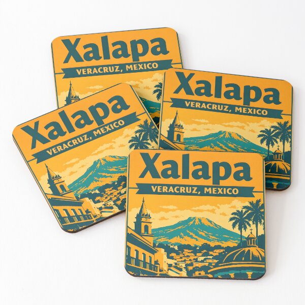 Item preview, Xalapa Veracruz, Mexico Vintage Travel Tourism Art designed and sold by TravelersGems.