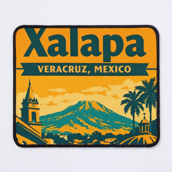 Item preview, Xalapa Veracruz, Mexico Vintage Travel Tourism Art designed and sold by TravelersGems.