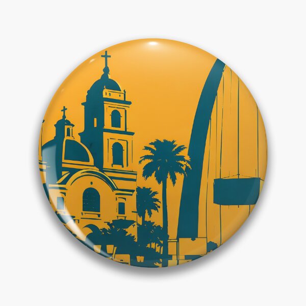 Item preview, Mexicali Baja California, Mexico Vintage Travel Tourism Art designed and sold by TravelersGems.
