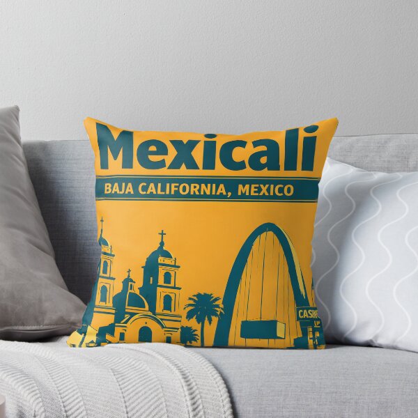Item preview, Mexicali Baja California, Mexico Vintage Travel Tourism Art designed and sold by TravelersGems.