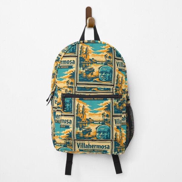Item preview, Villahermosa Tabasco, Mexico Vintage Travel Tourism Art designed and sold by TravelersGems.
