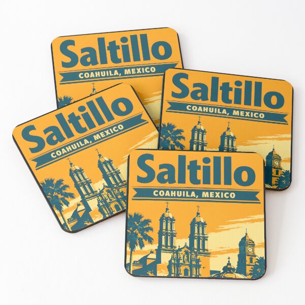 Item preview, Saltillo Coahuila, Mexico Vintage Travel Tourism Art designed and sold by TravelersGems.