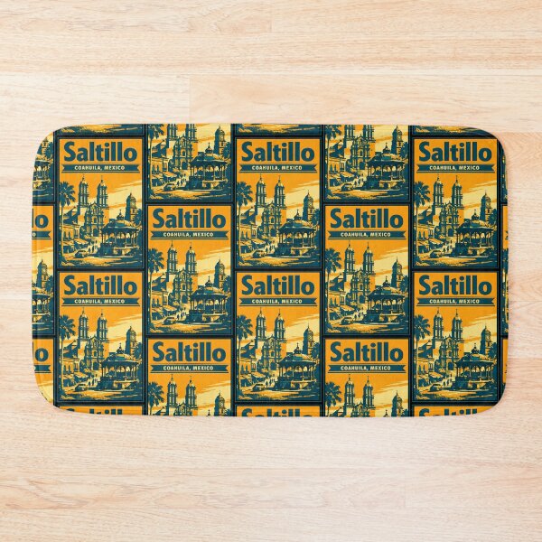 Item preview, Saltillo Coahuila, Mexico Vintage Travel Tourism Art designed and sold by TravelersGems.
