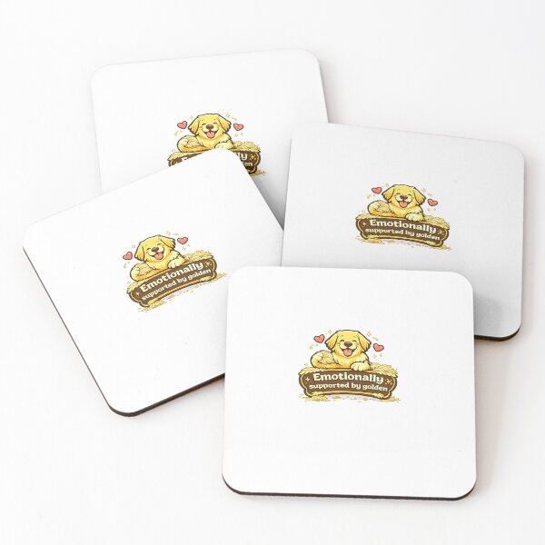 Item preview, Emotionally Supported by Golden Retriever Gift designed and sold by WildVista.