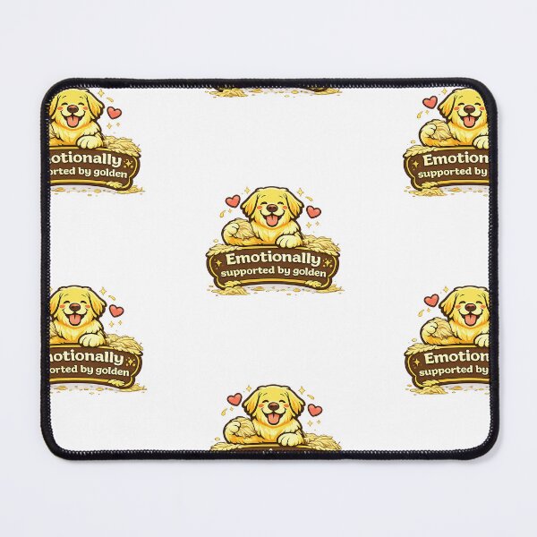 Item preview, Emotionally Supported by Golden Retriever Gift designed and sold by WildVista.