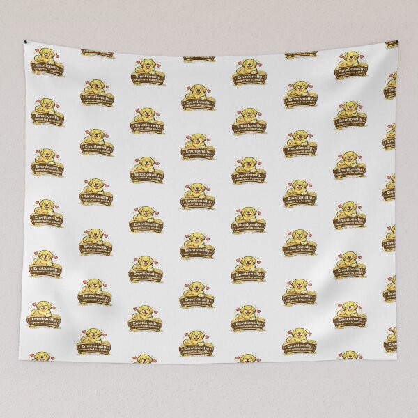 Item preview, Emotionally Supported by Golden Retriever Gift designed and sold by WildVista.