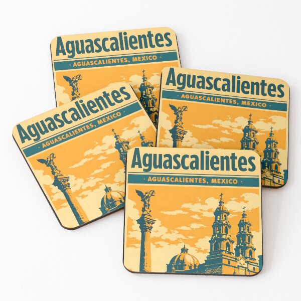 Item preview, Aguascalientes Aguascalientes, Mexico Vintage Travel Tourism Art designed and sold by TravelersGems.