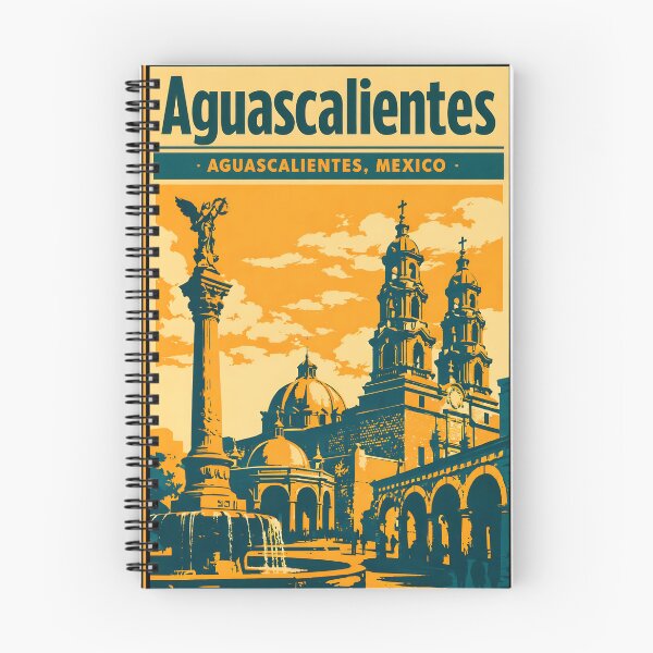 Item preview, Aguascalientes Aguascalientes, Mexico Vintage Travel Tourism Art designed and sold by TravelersGems.