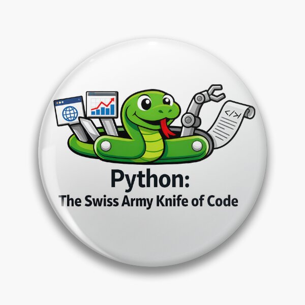 Artikelvorschau, Python – Das Schweizer Taschenmesser der Code-Entwickler entworfen und verkauft von Zenith Design.