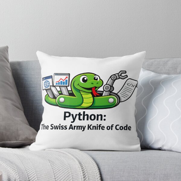 Item preview, Python The Swiss Army Knife Of Code Developer designed and sold by Zenith Design.