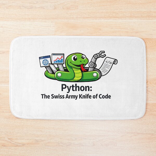 Item preview, Python The Swiss Army Knife Of Code Developer designed and sold by Zenith Design.