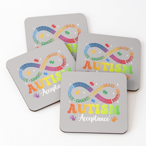 Item preview, Autism Awareness Acceptance Infinity Symbol Advocate Educate designed and sold by mjohnson9.