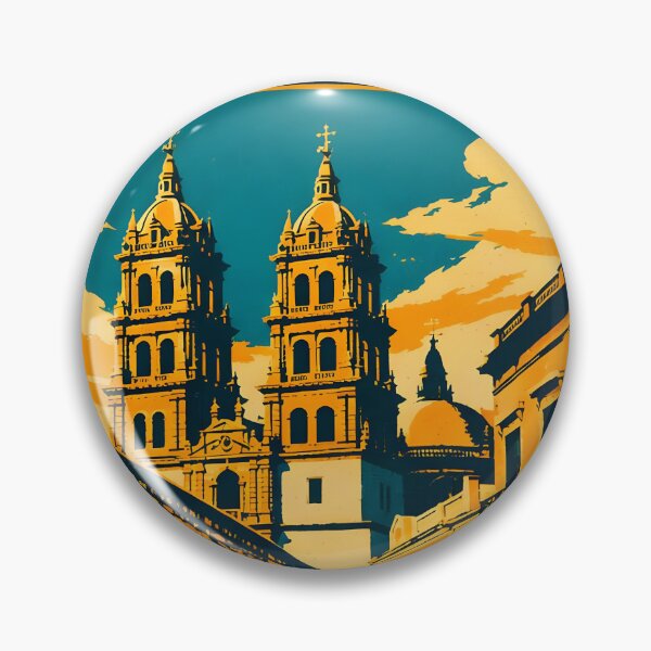 Item preview, Victoria de Durango, Mexico Vintage Travel Tourism Art designed and sold by TravelersGems.