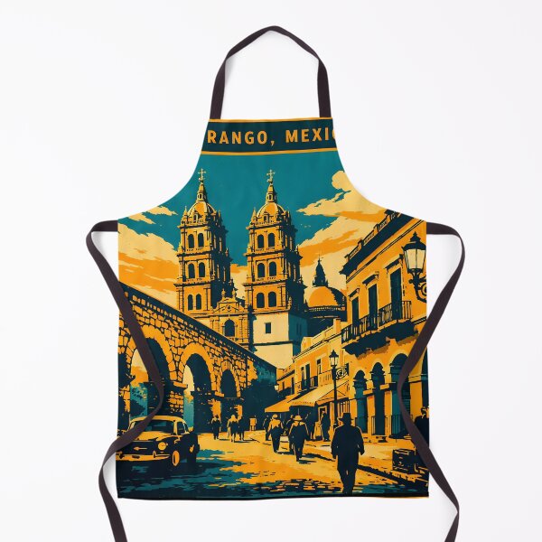 Item preview, Victoria de Durango, Mexico Vintage Travel Tourism Art designed and sold by TravelersGems.