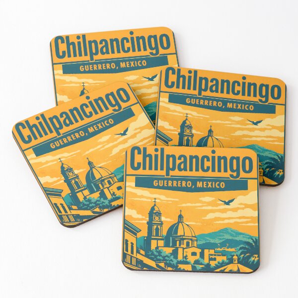 Item preview, Chilpancingo Guerrero, Mexico Vintage Travel Tourism Art designed and sold by TravelersGems.