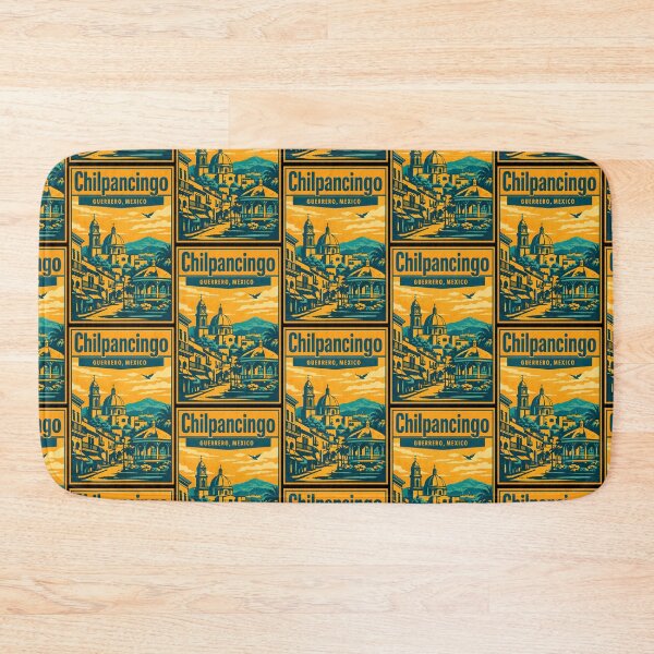 Item preview, Chilpancingo Guerrero, Mexico Vintage Travel Tourism Art designed and sold by TravelersGems.