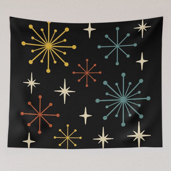 Item preview, Retro Mid Century Modern Starburst Pattern designed and sold by tonymagnerart.