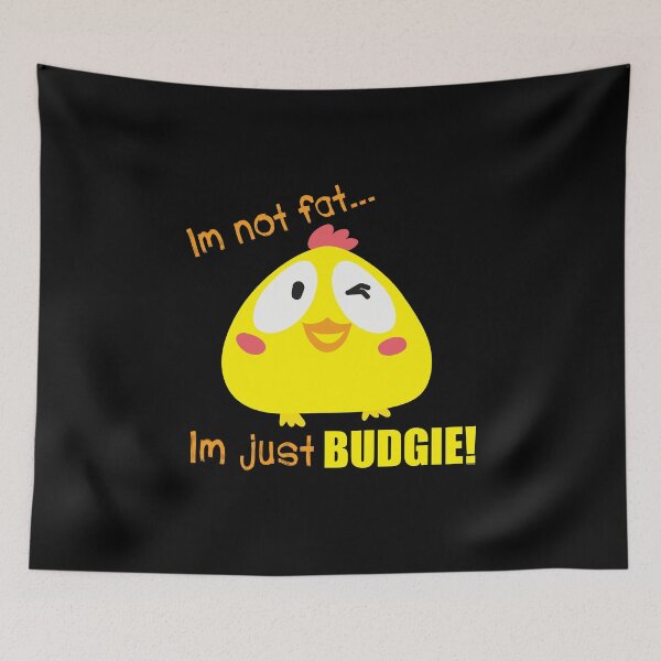 Item preview, Funny Budgie Bird designed and sold by TomGiantDesigns.