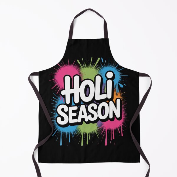 Item preview, Holi Season Shirt | White Bubble Letter Five Color Burst Splatter Spring Festival of Colors Tee designed and sold by DarylWelsh2024.
