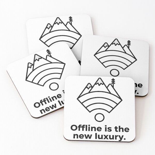 Item preview, Offline Is The New Luxury – Nature & Digital Detox Design designed and sold by Fuechse.