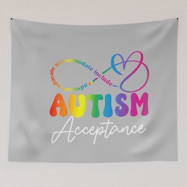 Item preview, Autism Awareness Acceptance Infinity Symbol Advocate Educate designed and sold by mjohnson9.
