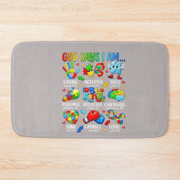 Item preview, God Says I Am Be Kind Autism Awareness SPED Women Men Kids designed and sold by mjohnson9.