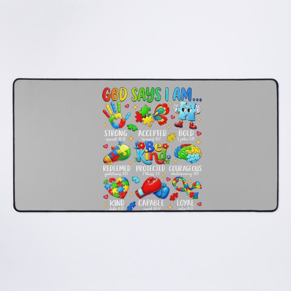 Item preview, God Says I Am Be Kind Autism Awareness SPED Women Men Kids designed and sold by mjohnson9.