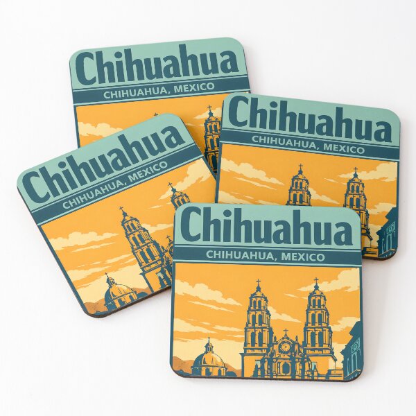Item preview, Chihuahua Chihuahua, Mexico Vintage Travel Tourism Art designed and sold by TravelersGems.
