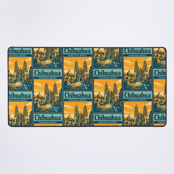 Item preview, Chihuahua Chihuahua, Mexico Vintage Travel Tourism Art designed and sold by TravelersGems.