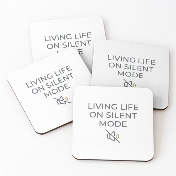 Item preview, peaceful, life, mode, silent mode, silent designed and sold by TrueArtVibes.