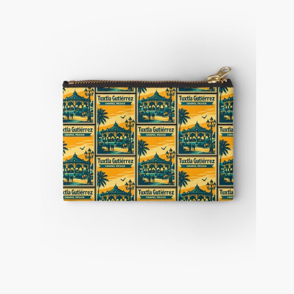 Item preview, Tuxtla Gutierrez Chiapas, Mexico Vintage Travel Tourism Art designed and sold by TravelersGems.