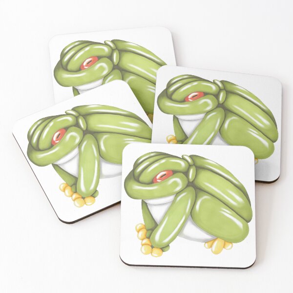 Item preview, green ballon frog designed and sold by thecamillest.