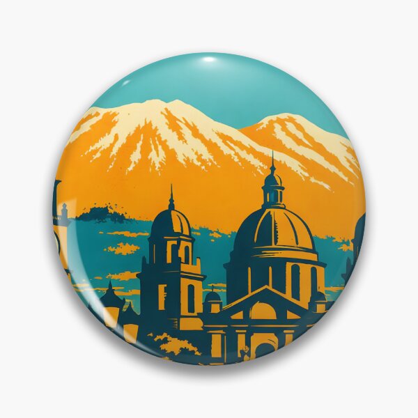 Item preview, Toluca Estado de Mexico, Mexico Vintage Travel Tourism Art designed and sold by TravelersGems.